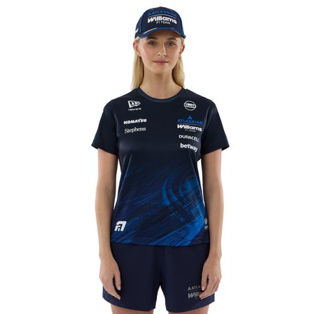 Williams Racing New Era Alex Albon Replica Tech T-Shirt - Womens
