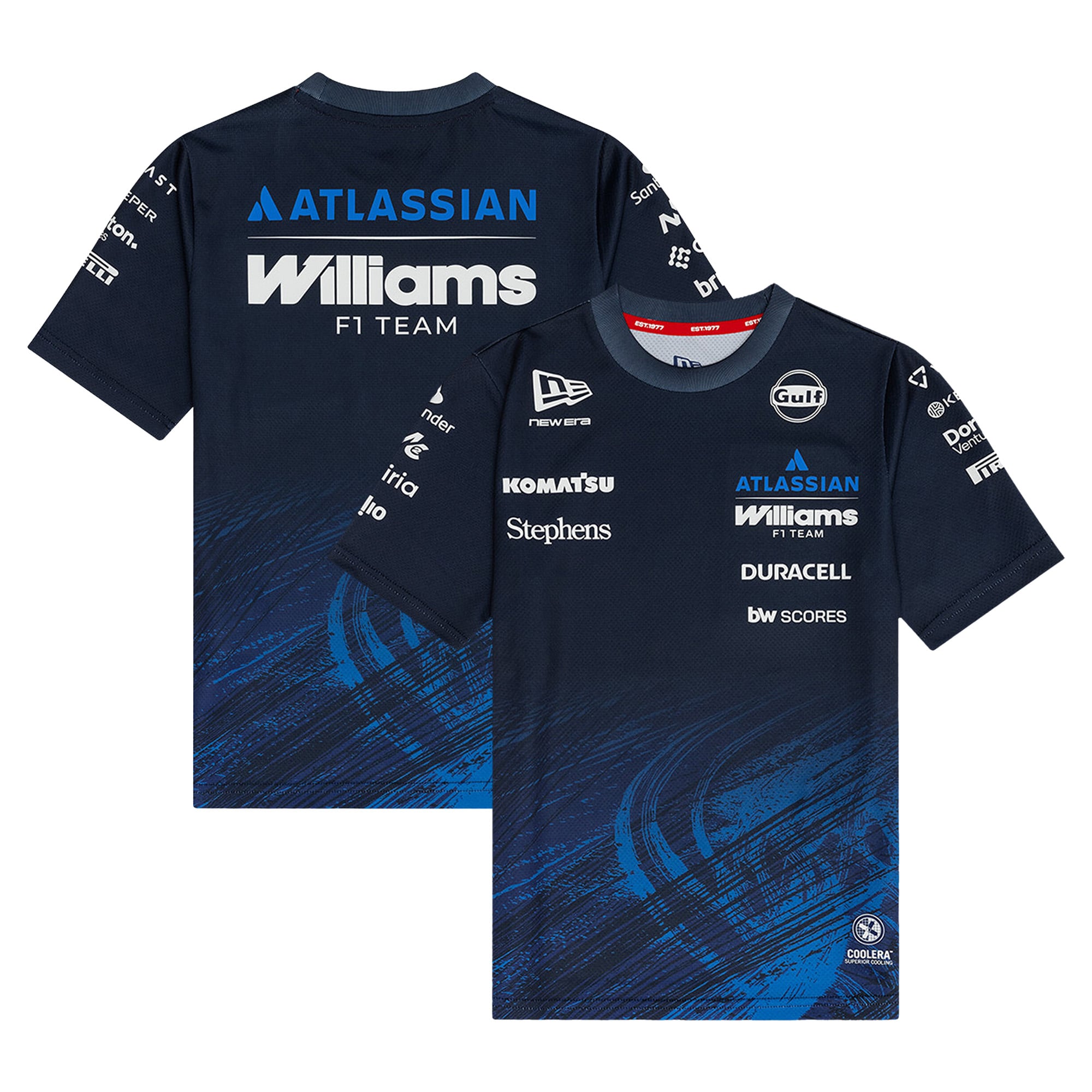 Williams Racing New Era Replica Tech T-Shirt - Navy - Kids