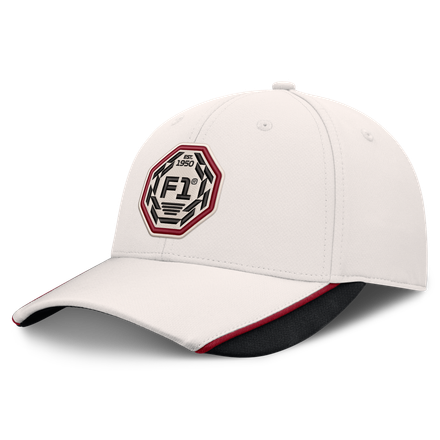 Formula 1 Distinct Structured Cap - White