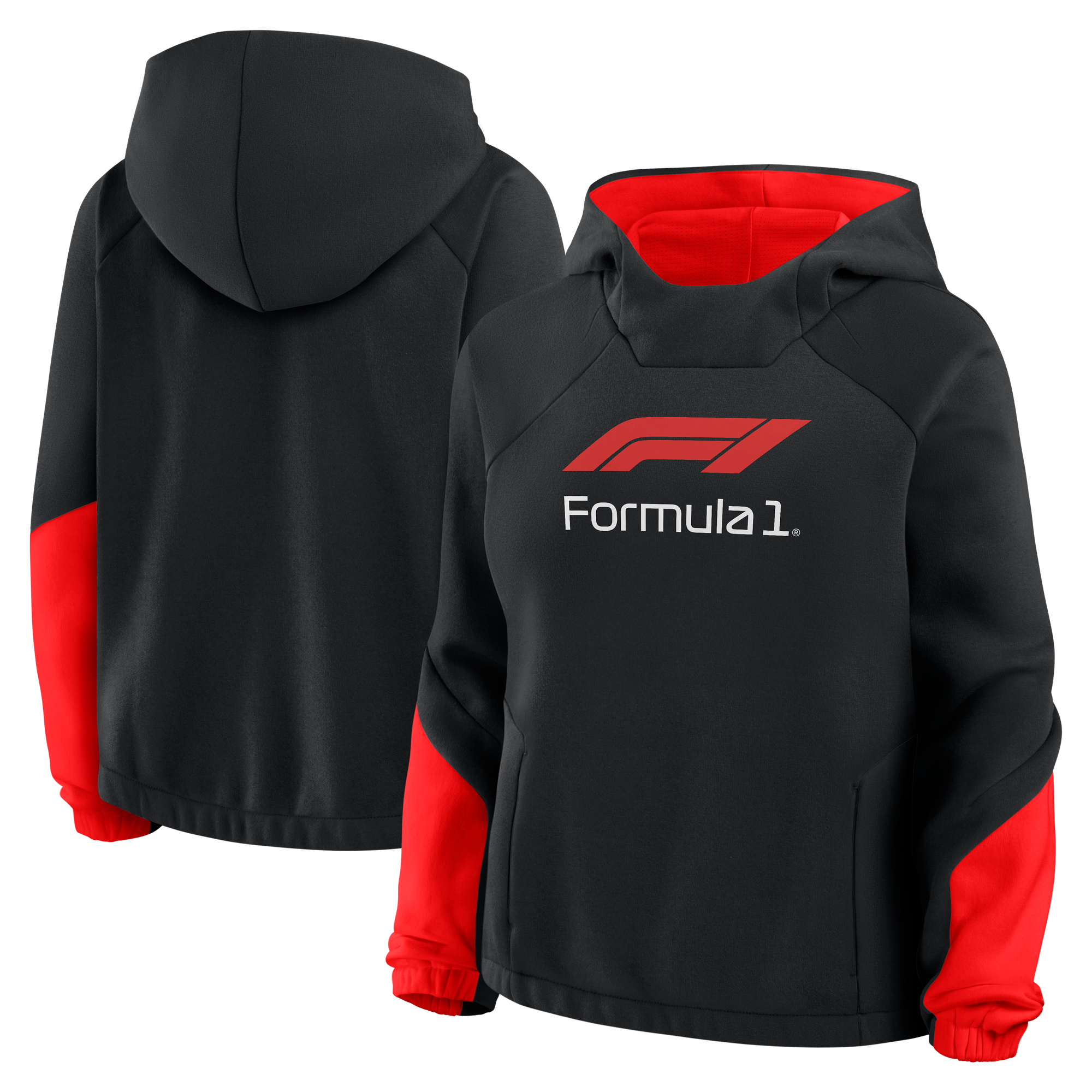Sudadera con capucha de forro polar Formula 1 Classics - Negra - Para mujer