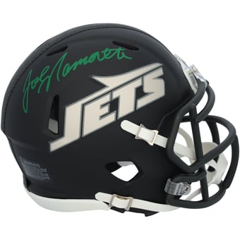 Joe Namath New York Jets Autographed Riddell Rivalry Speed Mini Helmet