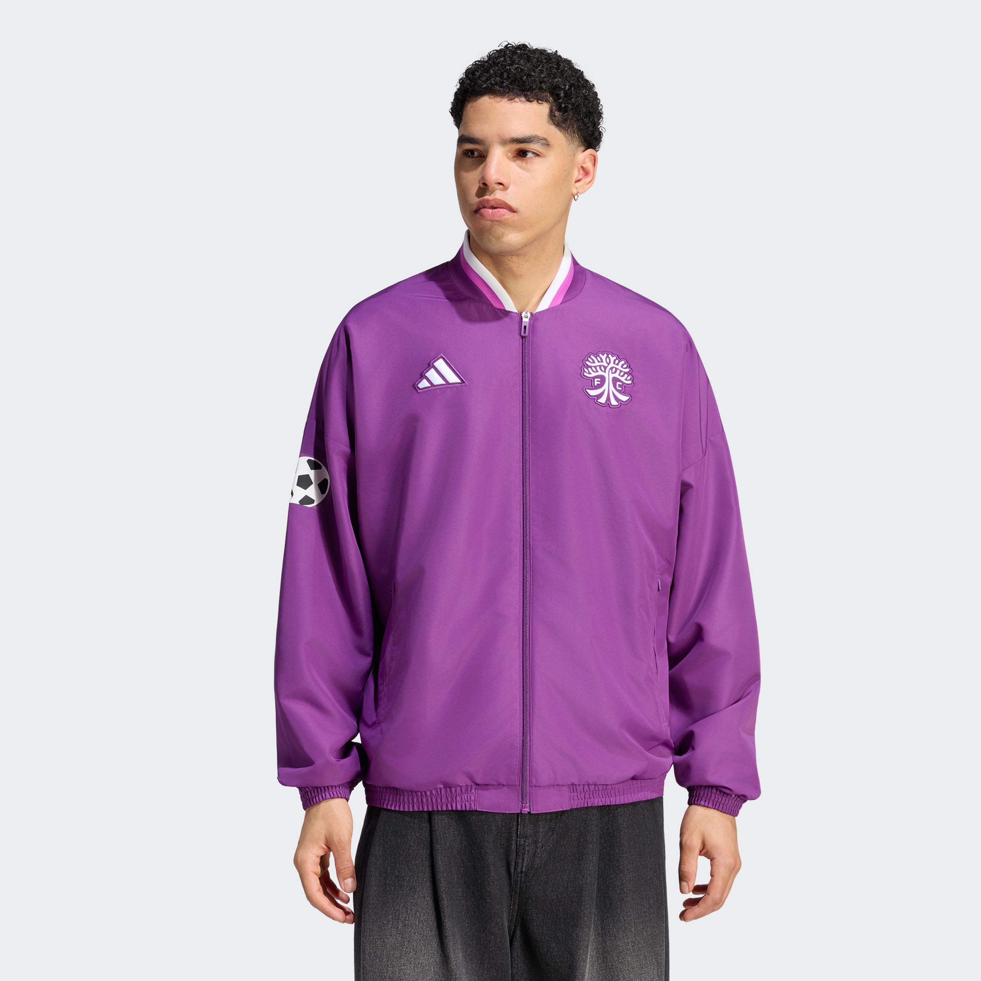 Men's adidas Purple Austin FC 2026 Archive Full-Zip Anthem Jacket