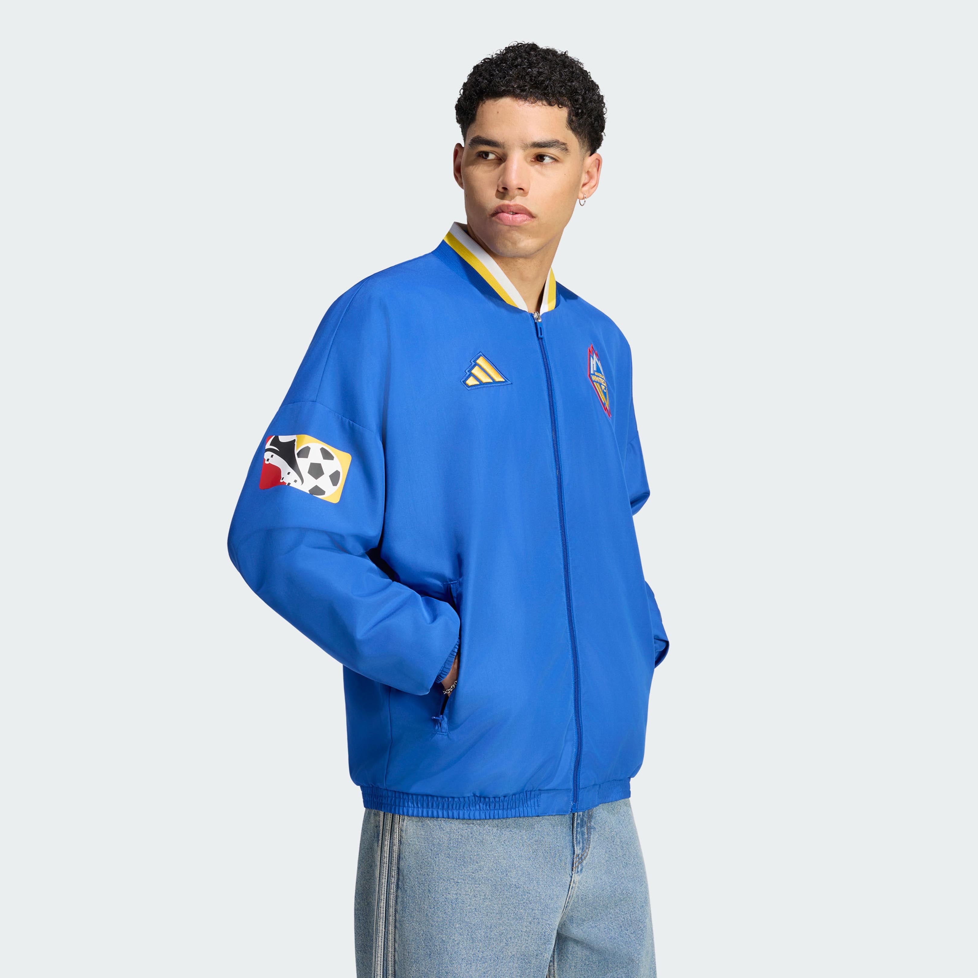Men's adidas Royal Vancouver Whitecaps FC 2026 Archive Full-Zip Anthem Jacket
