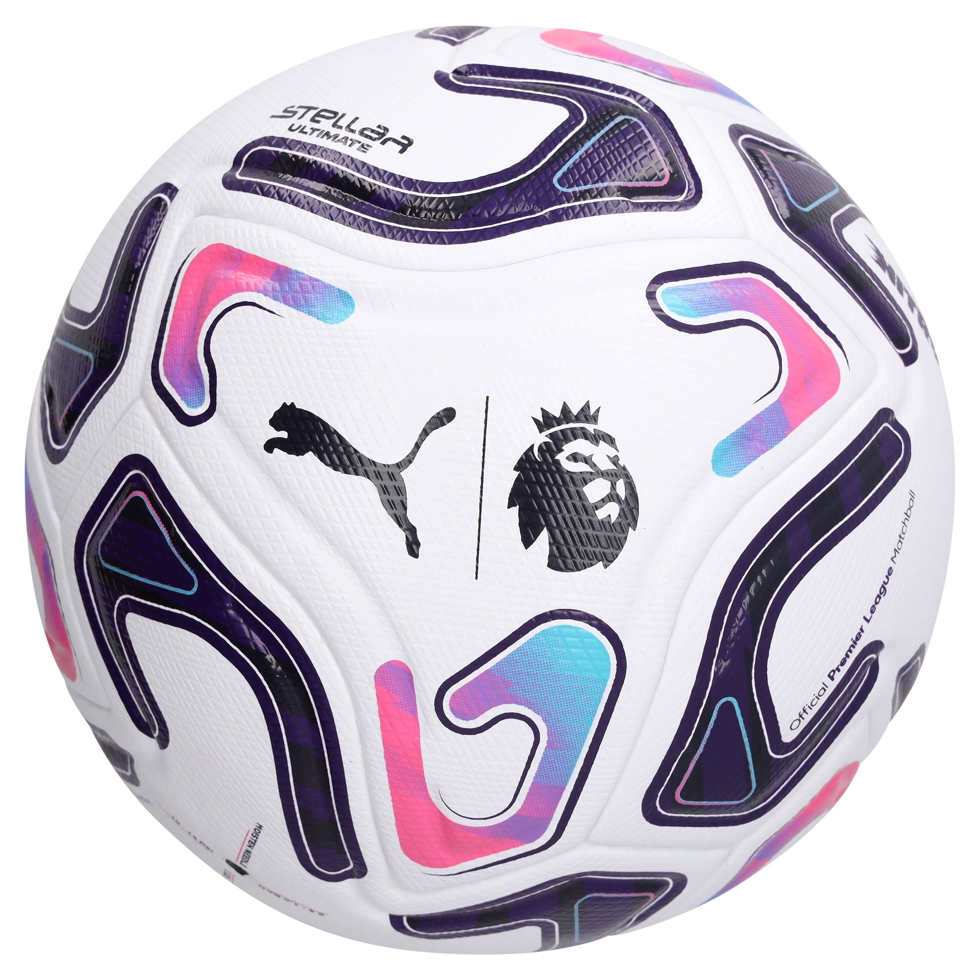 Pallone da calcio ufficiale da partita PUMA Stellar Nitro Ultimate Premier League Reactivity - Bianco