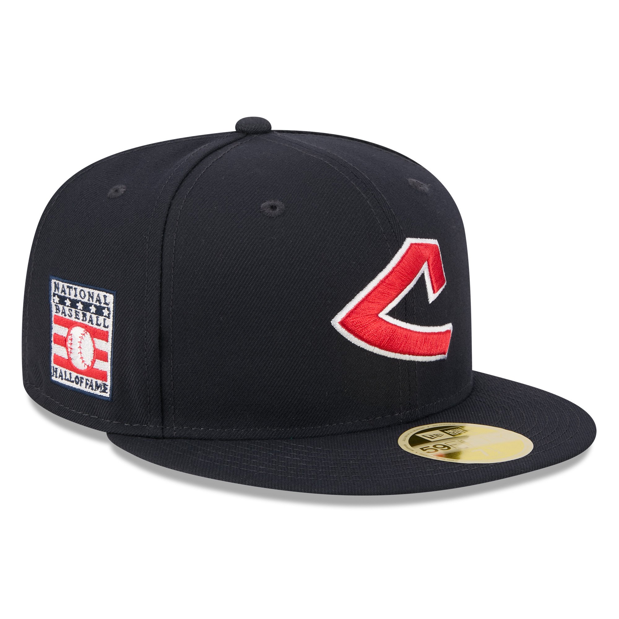 Men's New Era Navy Cleveland Guardians 2026 Baseball Hall of Fame 59FIFTY Fitted Hat