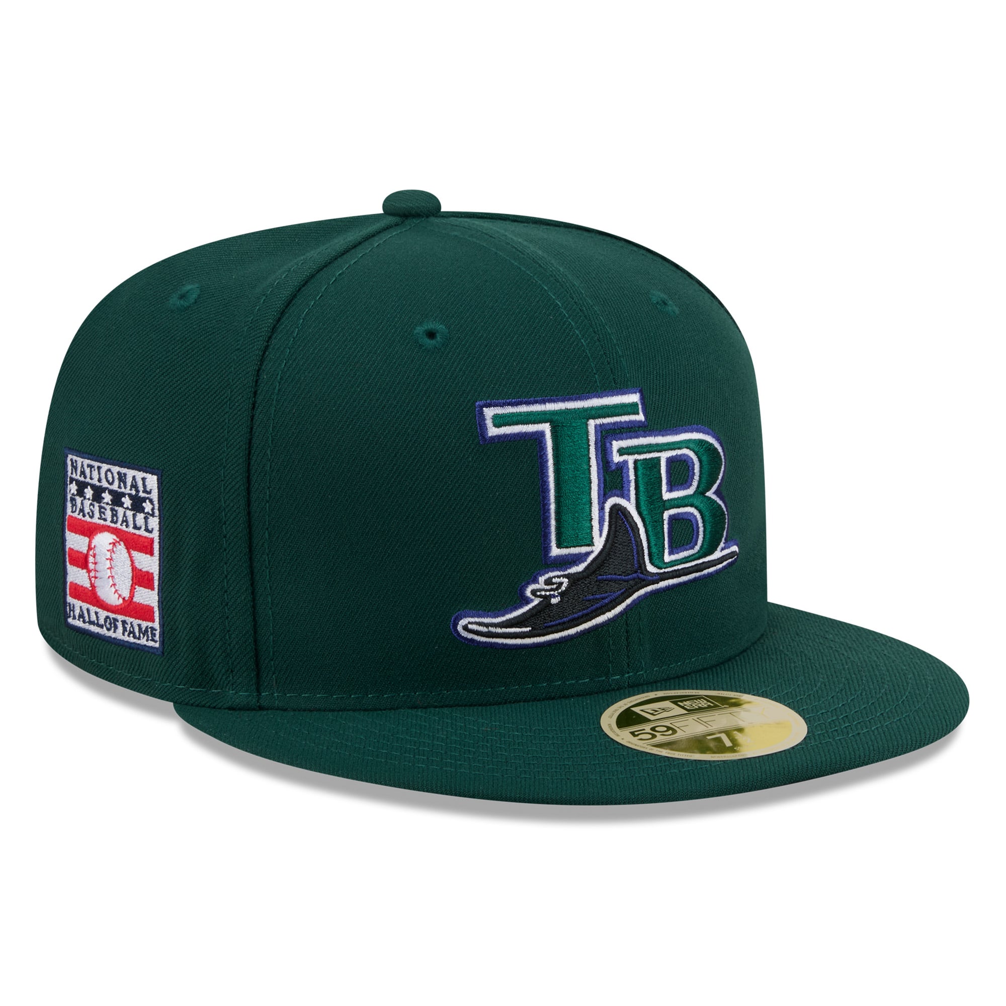 Men's New Era Green Tampa Bay Rays 2026 Baseball Hall of Fame 59FIFTY Fitted Hat