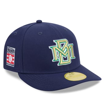 Men's New Era Navy Milwaukee Braves 2026 Baseball Hall of Fame 59FIFTY Low Profile Fitted Hat