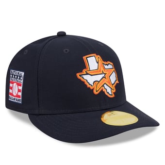 Men's New Era Navy Houston Astros 2026 Baseball Hall of Fame 59FIFTY Low Profile Fitted Hat