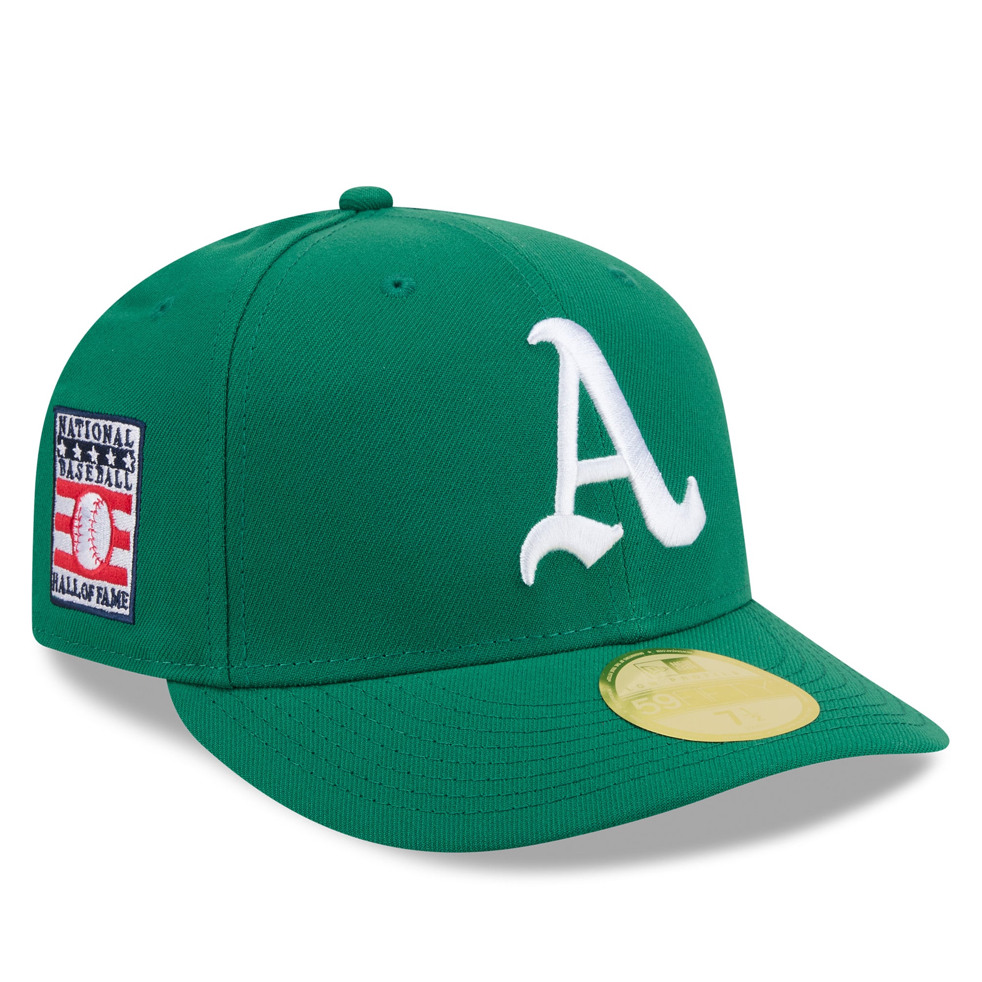 Men's New Era Kelly Green Athletics 2026 Baseball Hall of Fame 59FIFTY Low Profile Fitted Hat