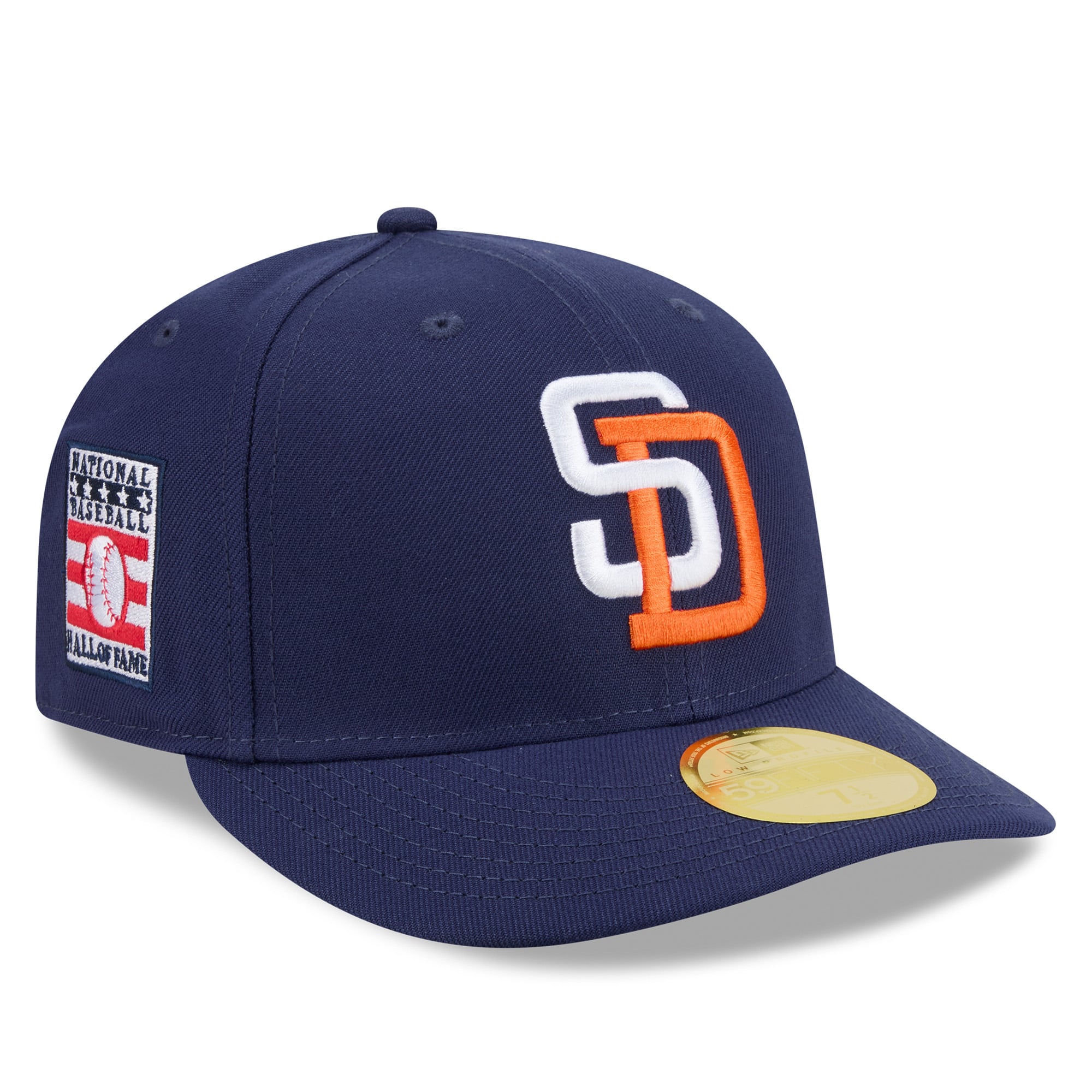 Men's New Era Navy San Diego Padres 2026 Baseball Hall of Fame 59FIFTY Low Profile Fitted Hat