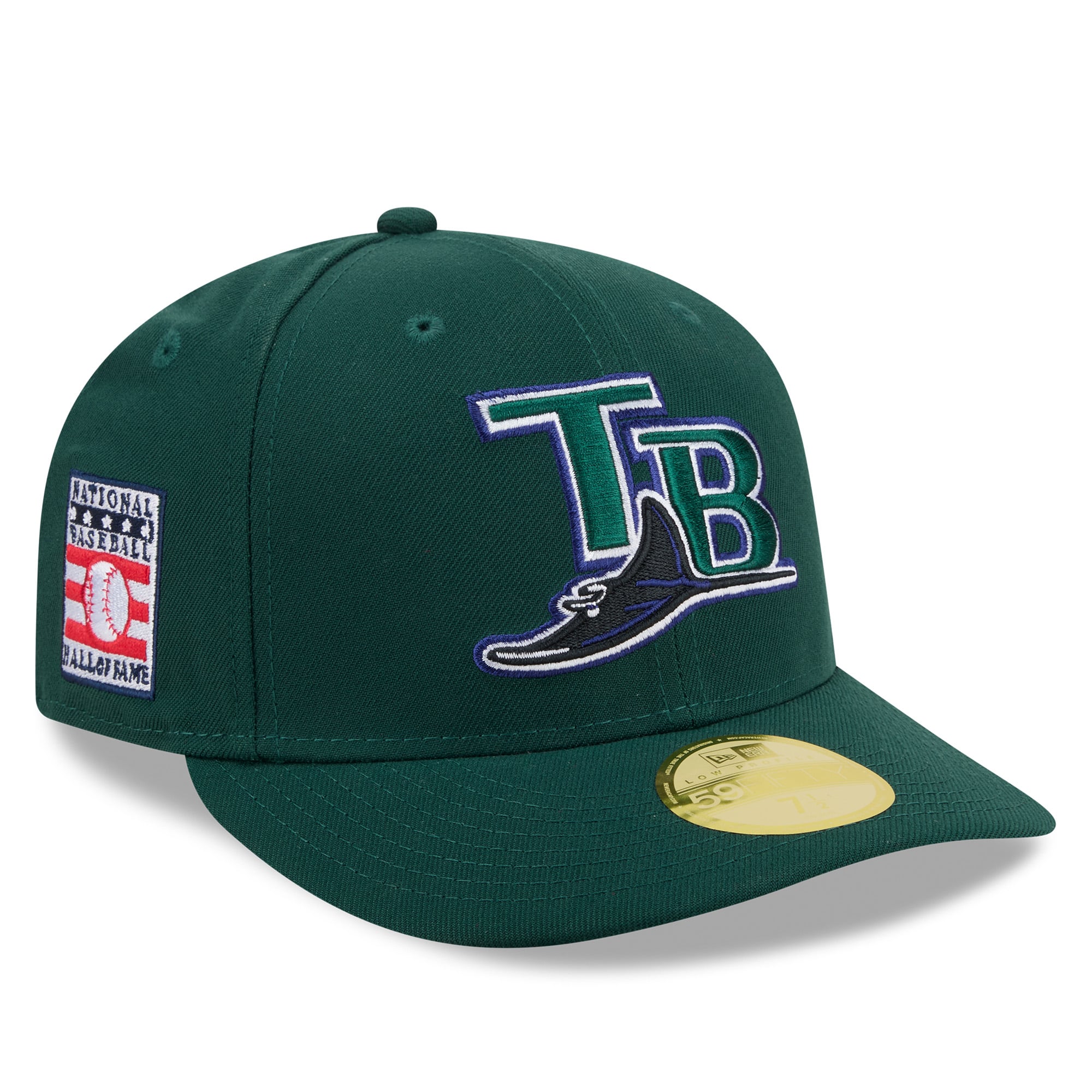 Men's New Era Green Tampa Bay Rays 2026 Baseball Hall of Fame 59FIFTY Low Profile Fitted Hat