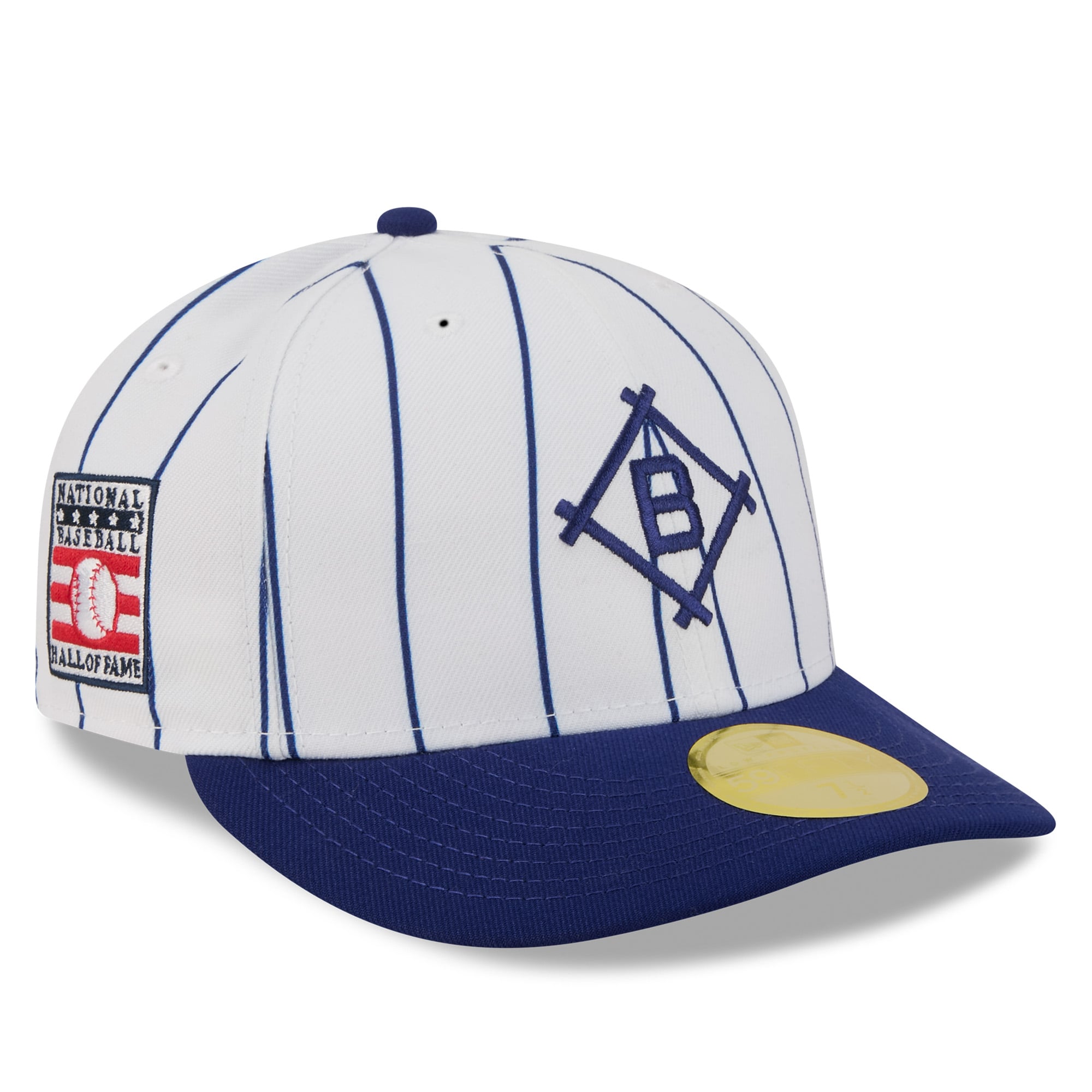 Men's New Era White/Royal Brooklyn Dodgers 2026 Baseball Hall of Fame 59FIFTY Low Profile Fitted Hat