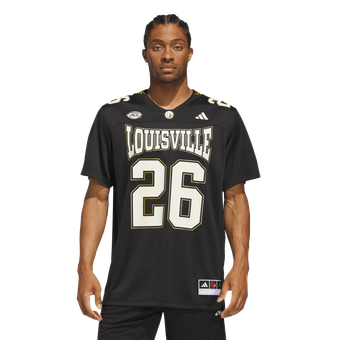 Men's adidas #26 Black Louisville Cardinals For the Ville Premier Strategy Jersey