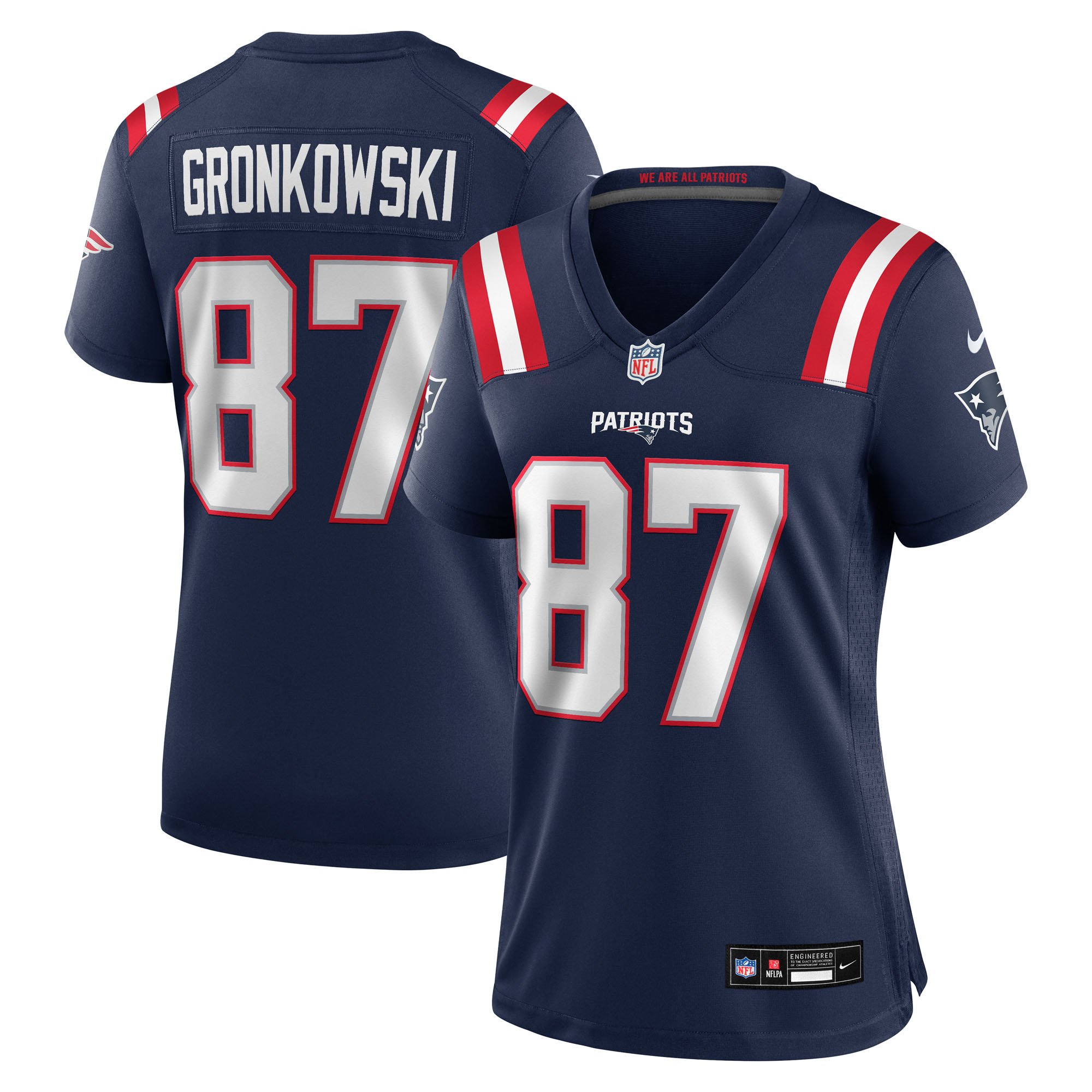 Women’s Nike Rob Gronkowski Navy New England Patriots Team Retired Player Game Jersey Women’s Nike Rob Gronkowski Navy New England Patriots Team Retired Player Game Jersey