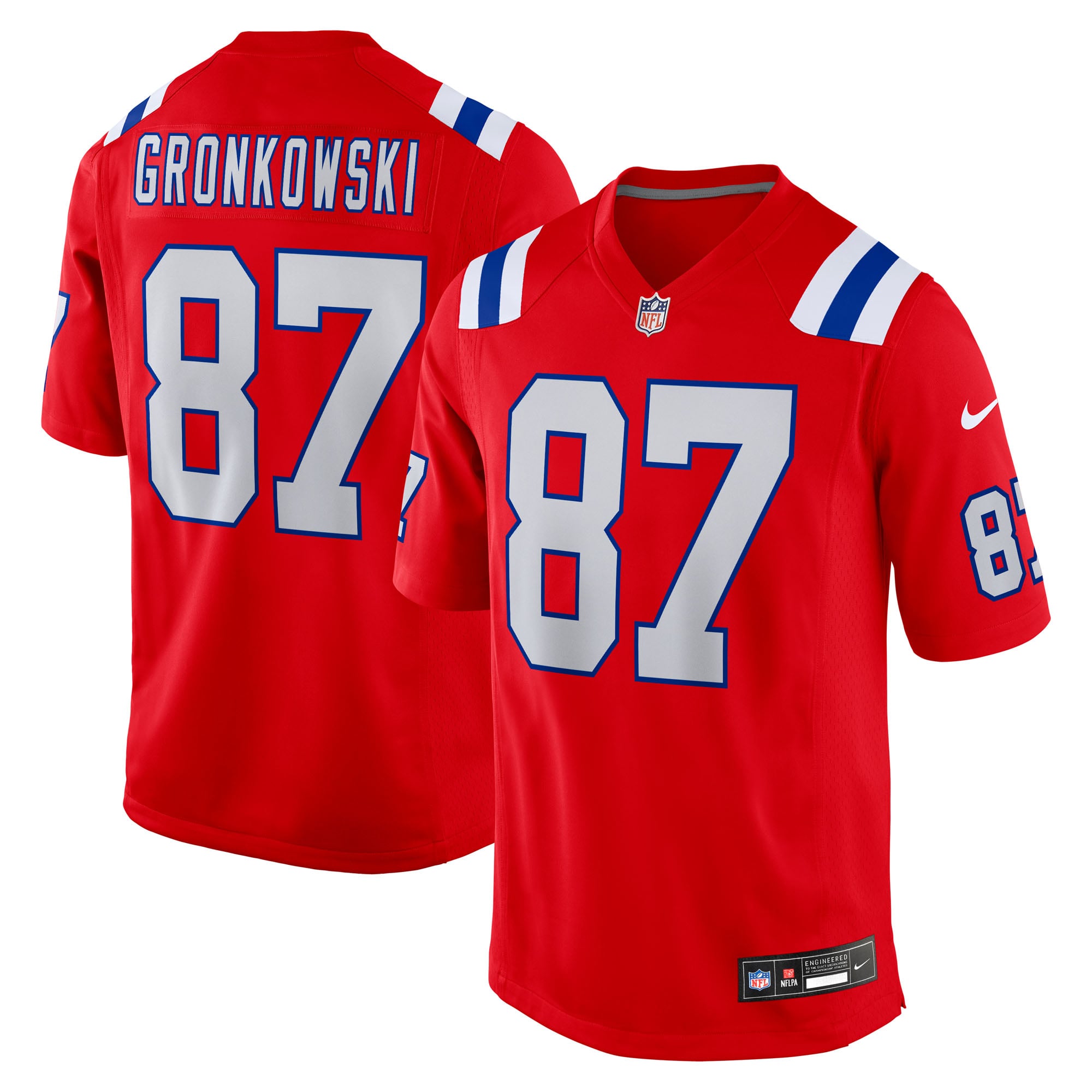 Men’s Nike Rob Gronkowski Red New England Patriots Alternate Retired Player Game Jersey Men’s Nike Rob Gronkowski Red New England Patriots Alternate Retired Player Game Jersey