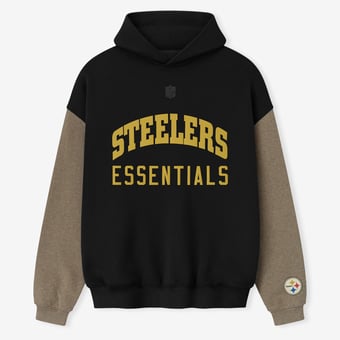 Unisex Fear of God x NFL Black/Walnut Pittsburgh Steelers Sport Hoodie