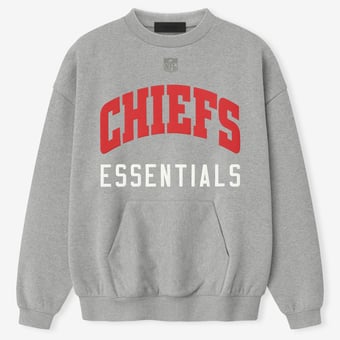 Unisex Fear of God x NFL Heather Gray Kansas City Chiefs Sport Sweatshirt