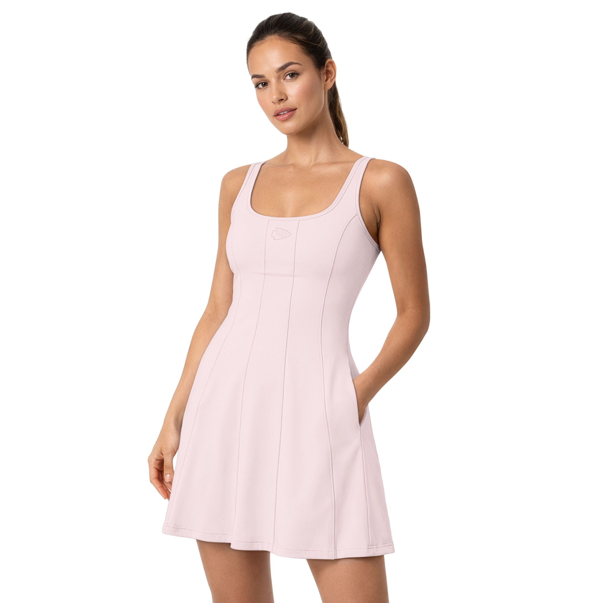 Women's Starter Pastel Pink Kansas City Chiefs Pastels Dress