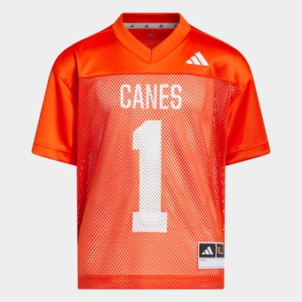 Youth adidas Orange Miami Hurricanes Tailgate Jersey