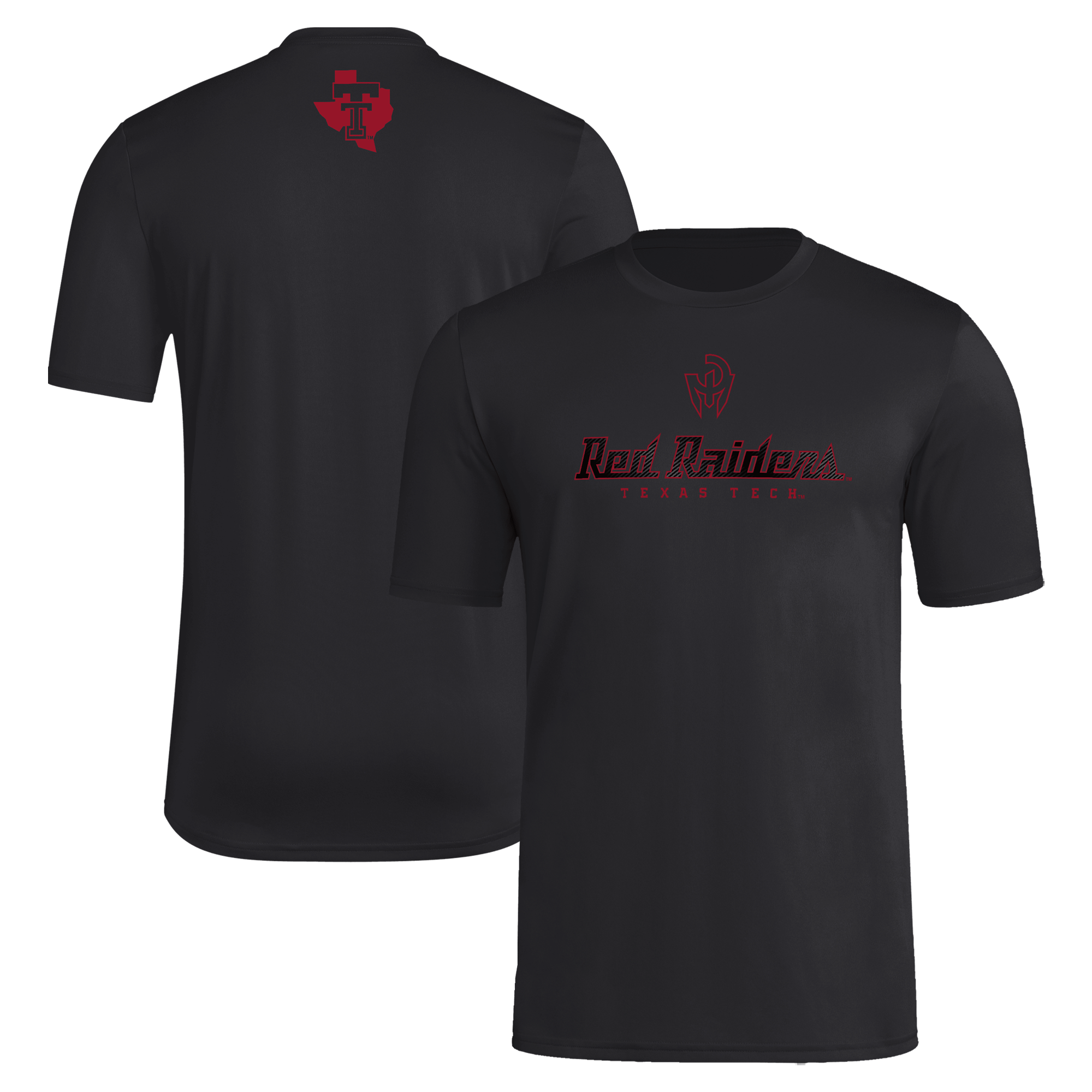 Men's adidas Black Texas Tech Red Raiders Let's Ride Pregame T-Shirt