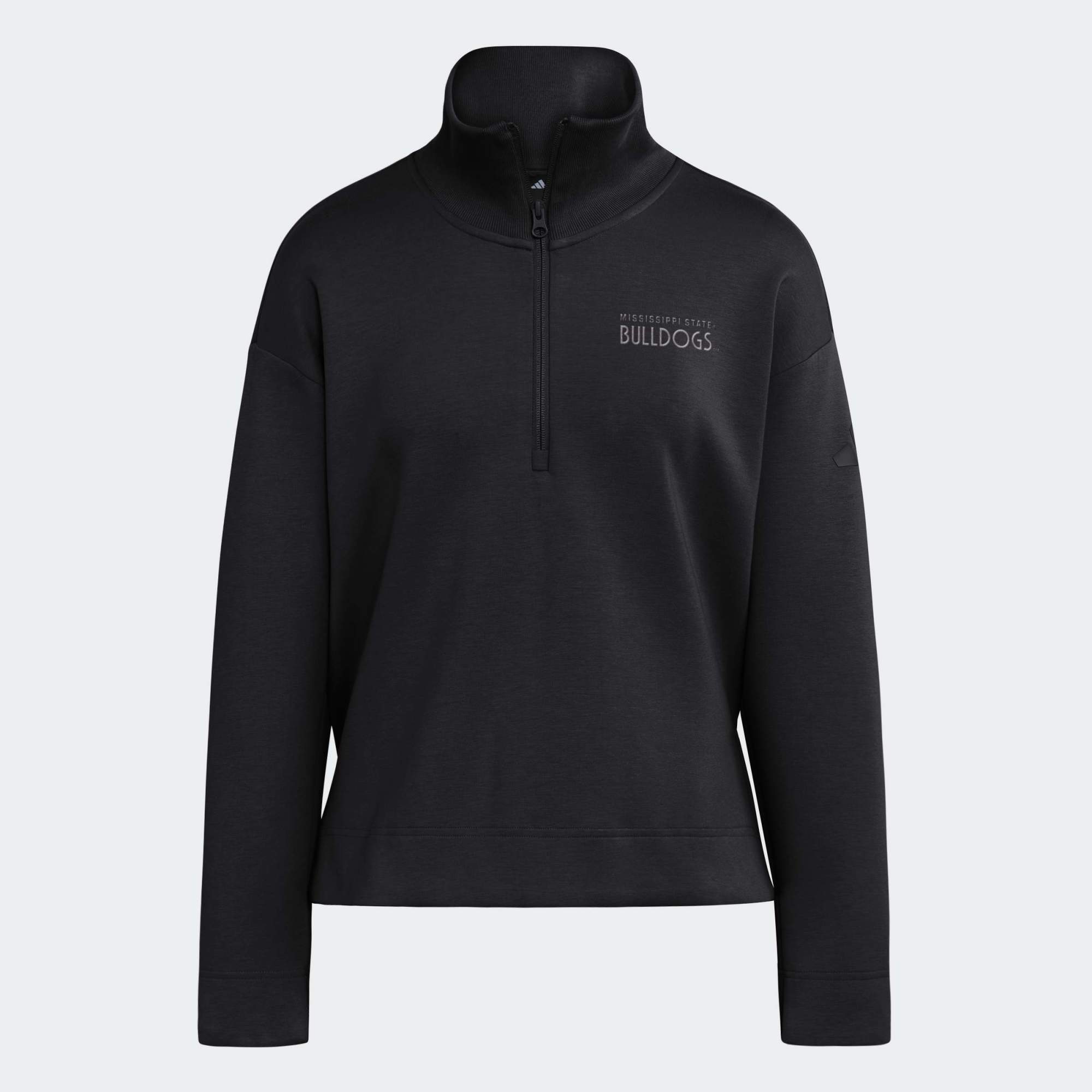 Women’s adidas Black Mississippi State Bulldogs Soft Lux Quarter-Zip Pullover Women’s adidas Black Mississippi State Bulldogs Soft Lux Quarter-Zip Pullover