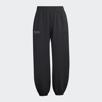 Women's adidas  Black Miami Hurricanes Soft Lux Sweatpants