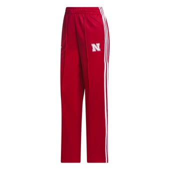 Women's adidas Originals Red Nebraska Huskers Firebird Pants