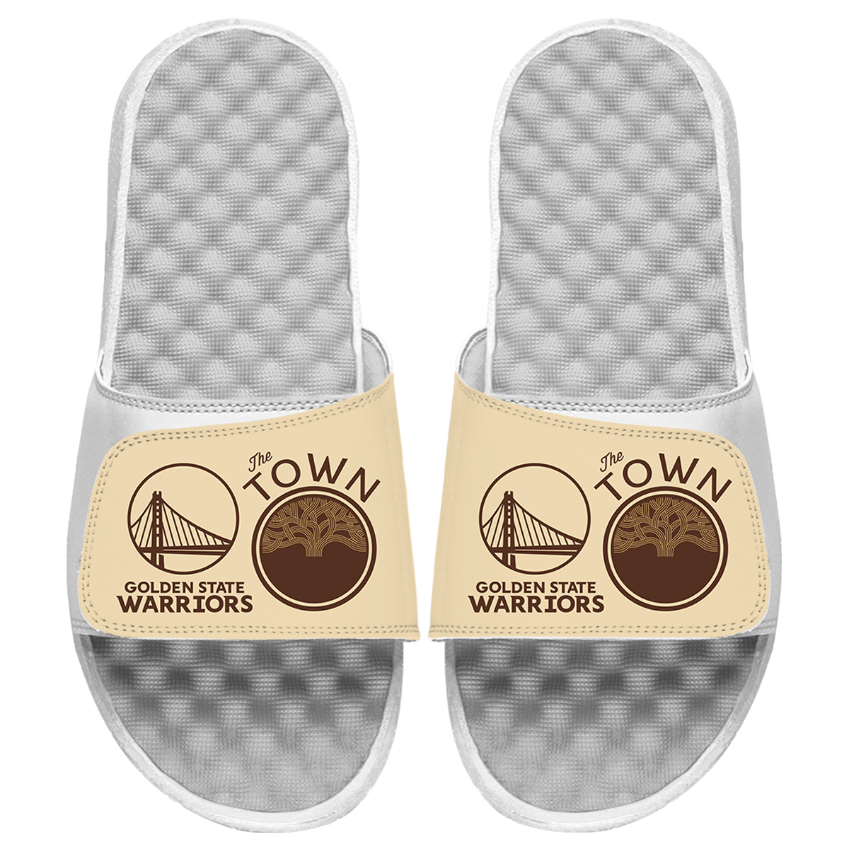 Unisex ISlide White Golden State Warriors 2025/26 City Edition Slide Sandals Unisex ISlide White Golden State Warriors 2025/26 City Edition Slide Sandals