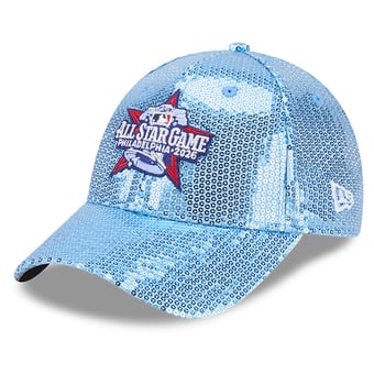 Women's New Era Pastel Blue 2026 MLB All-Star Game Fan Pack Sequin Sky 9FORTY Adjustable Hat