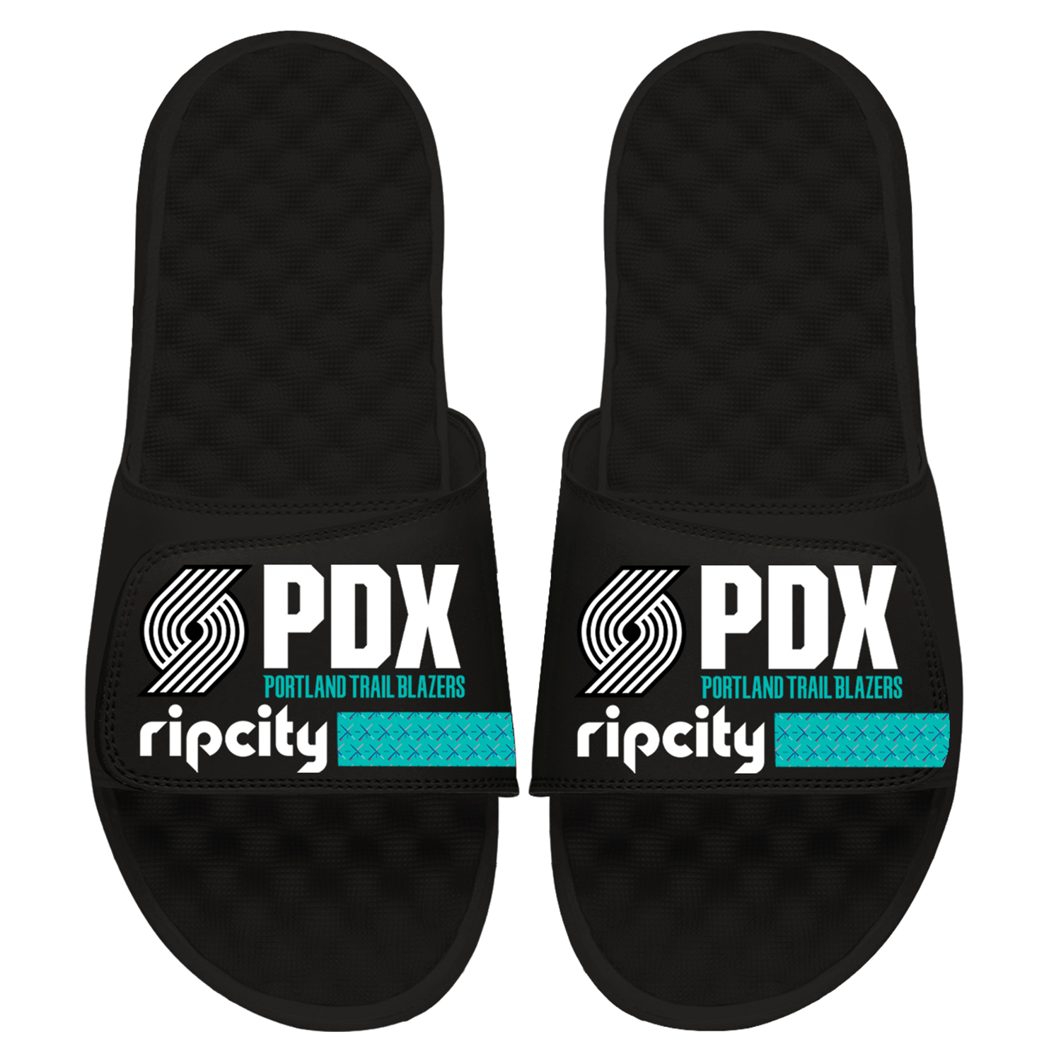 Unisex ISlide Black Portland Trail Blazers 2025/26 City Edition Slide Sandals