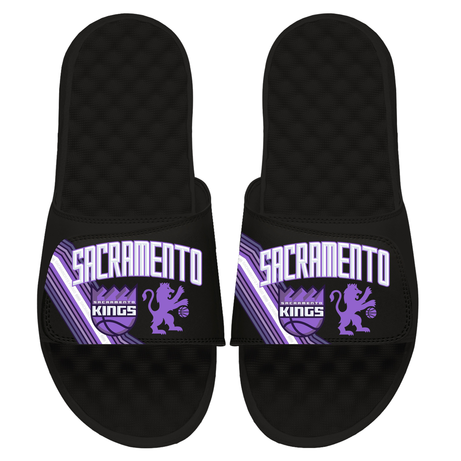 Unisex ISlide Black Sacramento Kings 2025/26 City Edition Slide Sandals