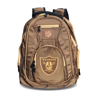"MOJO Tan Las Vegas Raiders 19"" Premium Laptop Backpack"