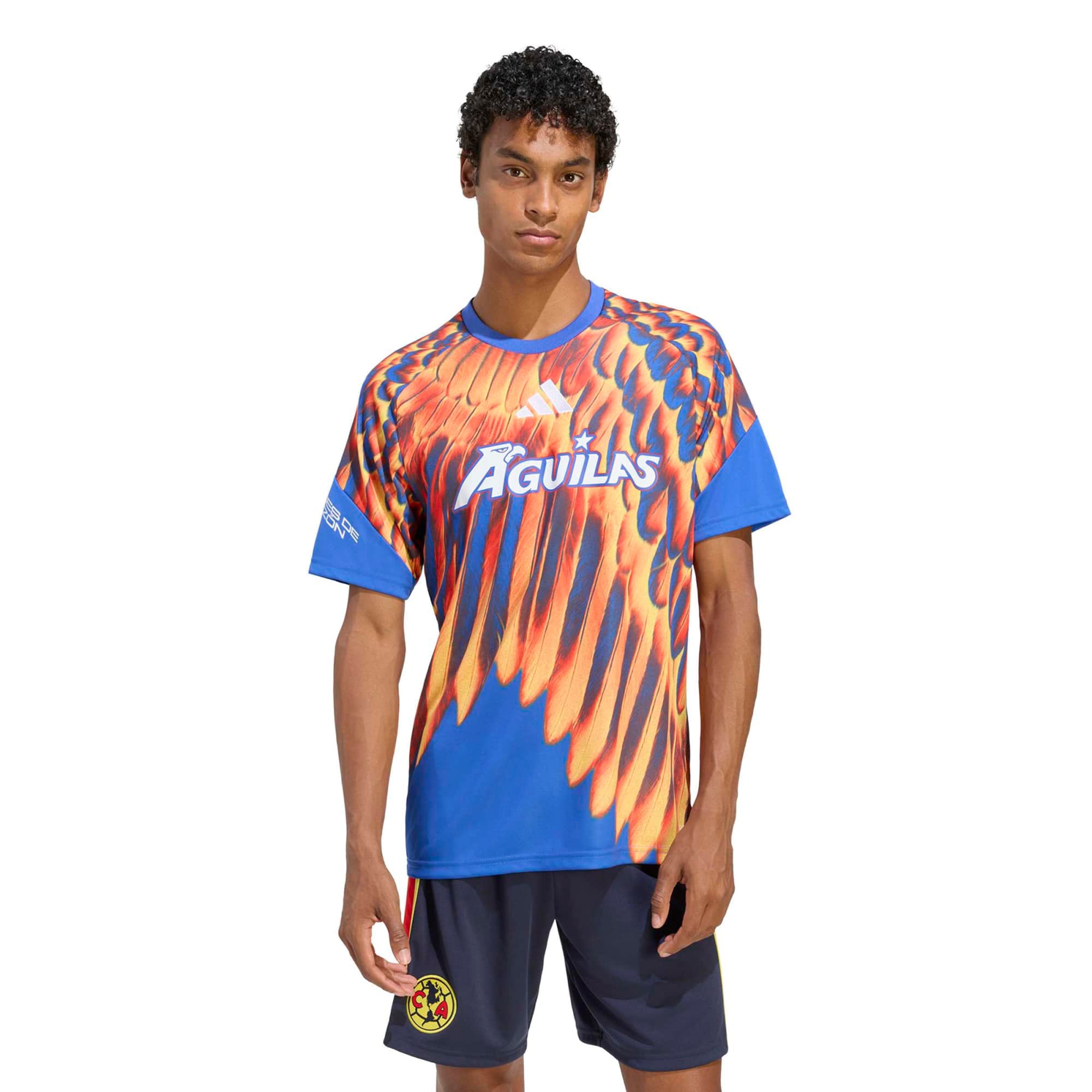 Men's adidas Blue Club America 2026/27 Home Pre-Match Top