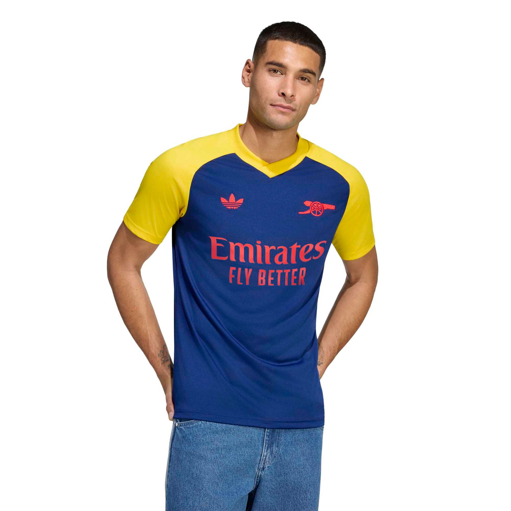 Men's adidas Navy Arsenal 2026/27 Away Pre-Match Top