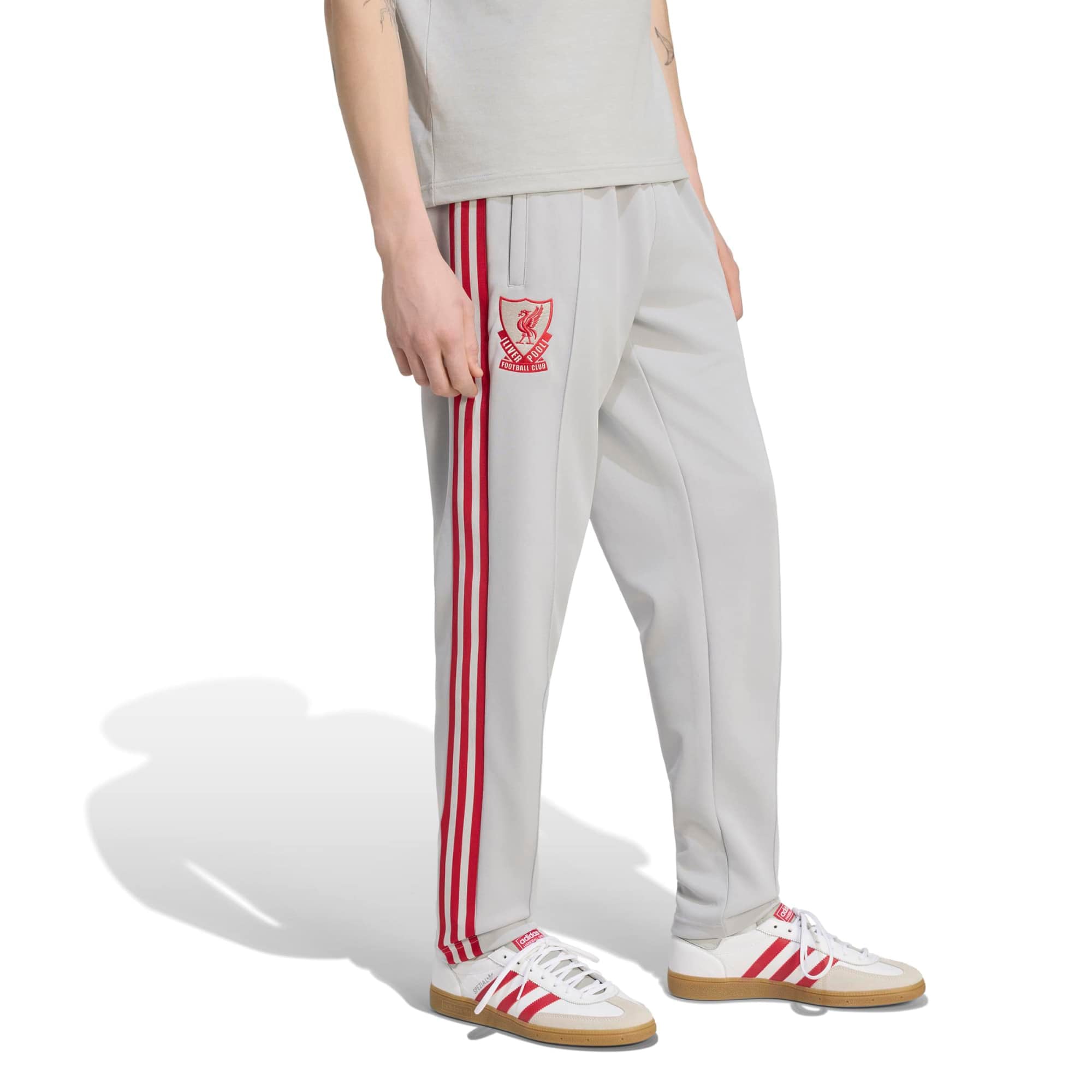 Men's adidas Originals Gray Liverpool Icon Track Pants