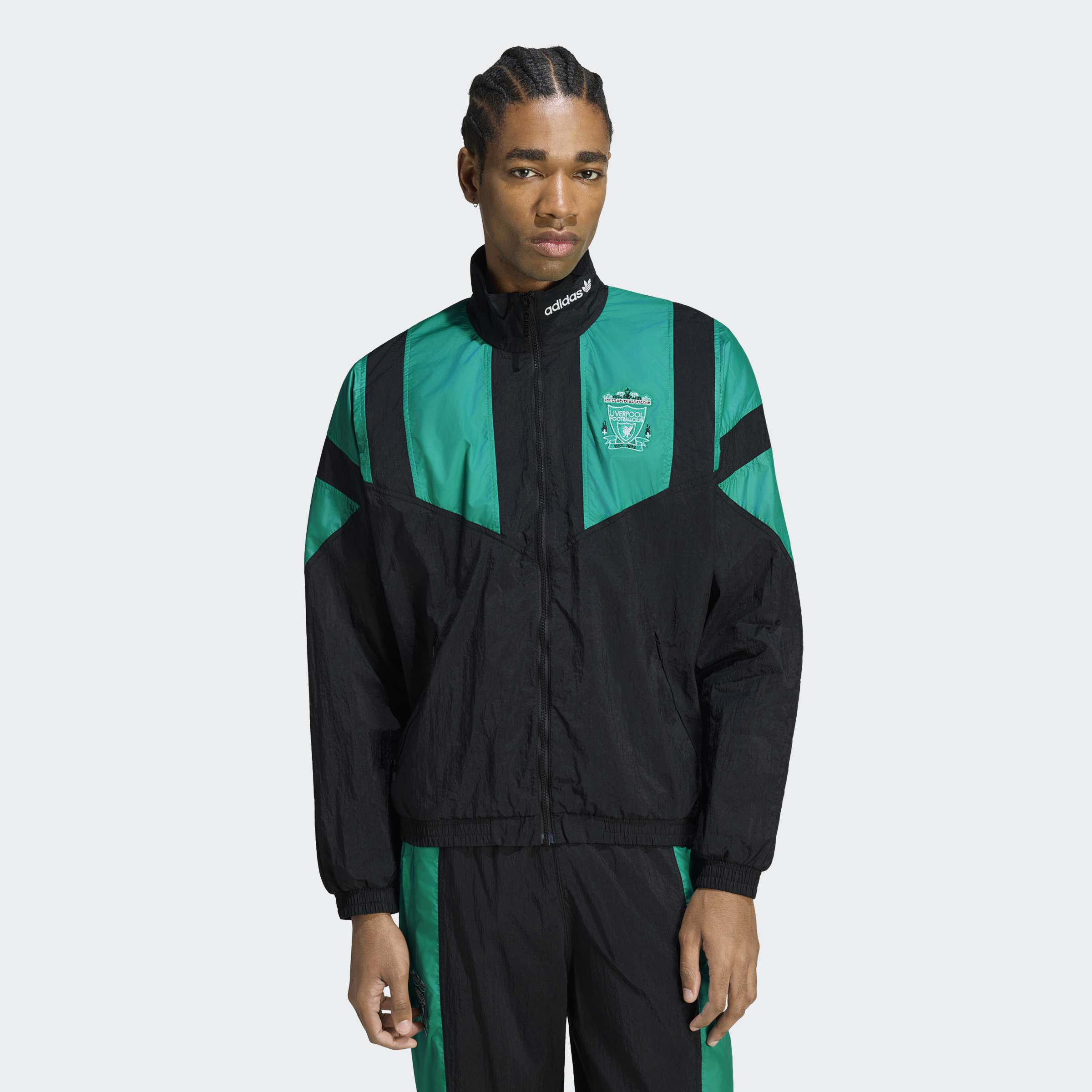 Men's adidas Black Liverpool EQT Full-Zip Track Top