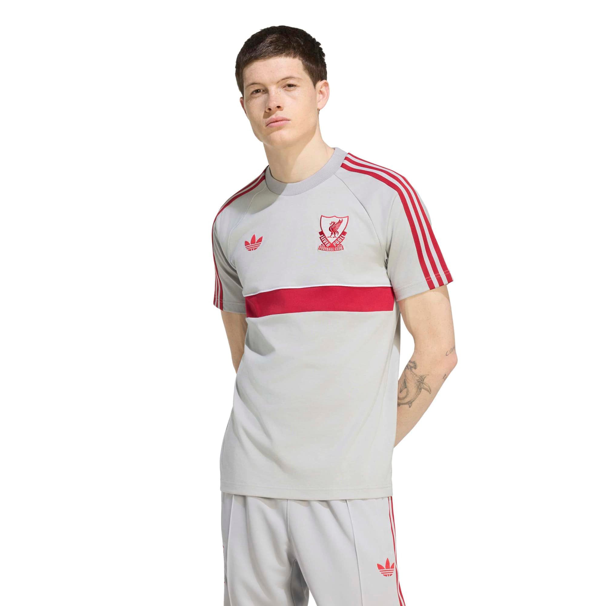 Men's adidas Originals Gray Liverpool T-Shirt