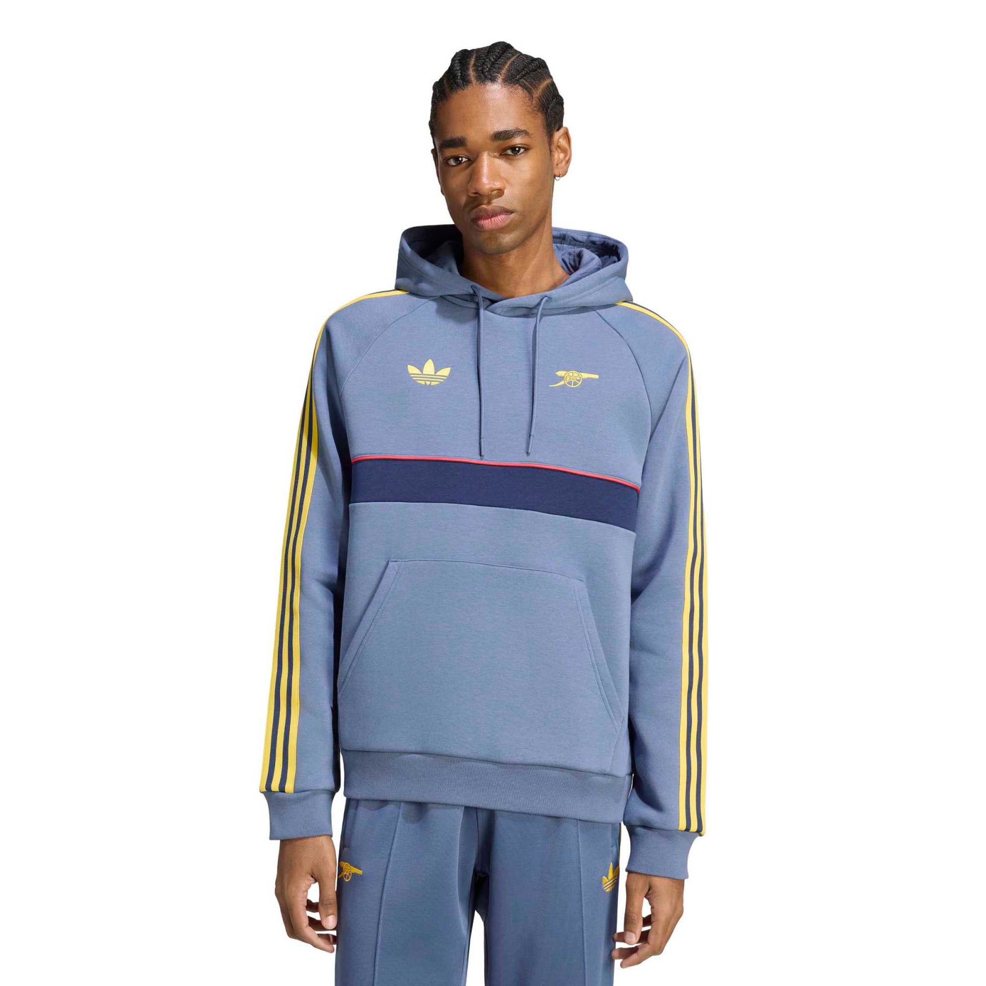 Men's adidas Originals Blue Arsenal Icon Hoodie