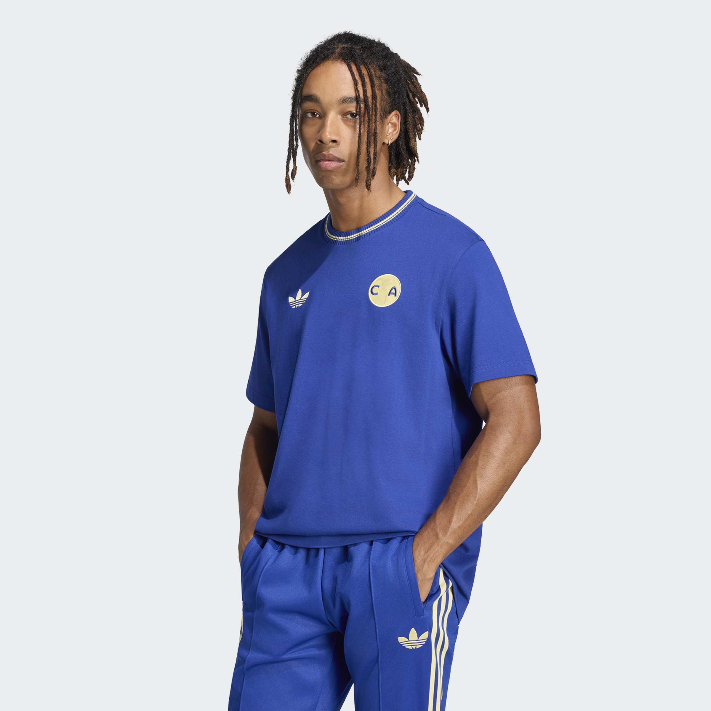 adidas Blue Club America 110th Anniversary Culturewear T-Shirt