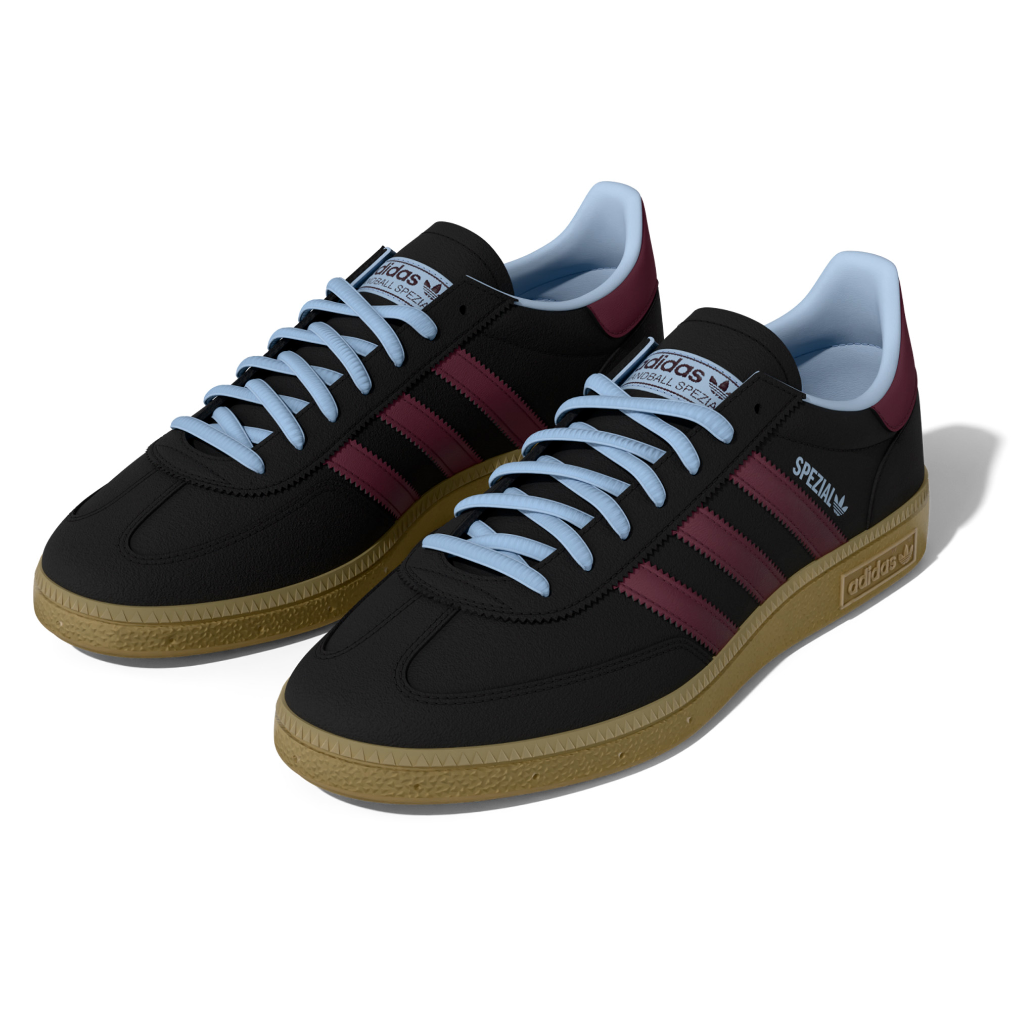 Men's adidas Black/Maroon Aston Villa Handball Spezial Shoes