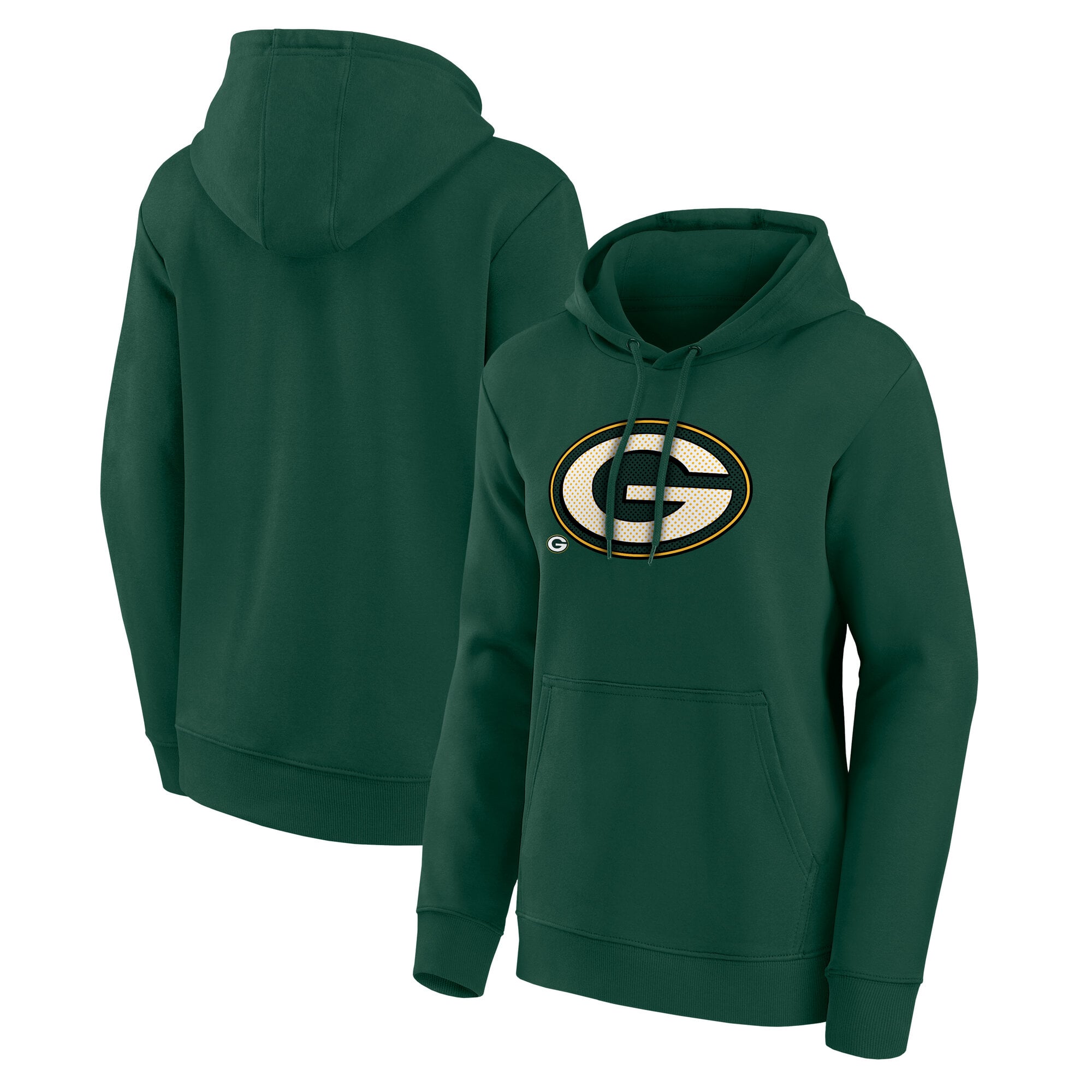 Green Bay Packers Pop Art Hoodie - Womens
