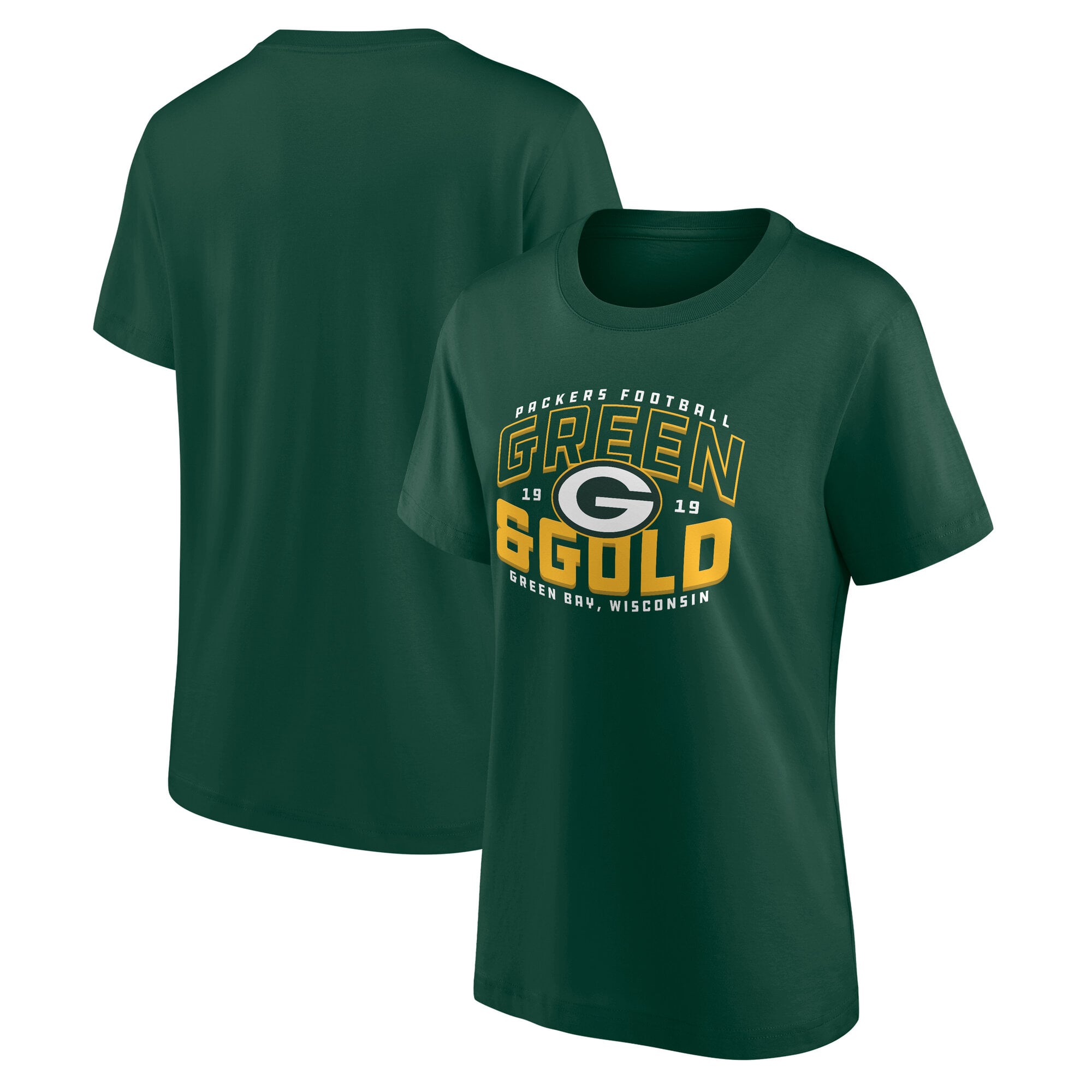 Green Bay Packers Hometown Graphic T-Shirt- Womens