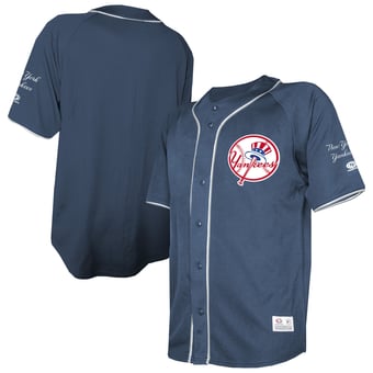 Men's Stitches  Navy New York Yankees Team Color Full-Button Jersey