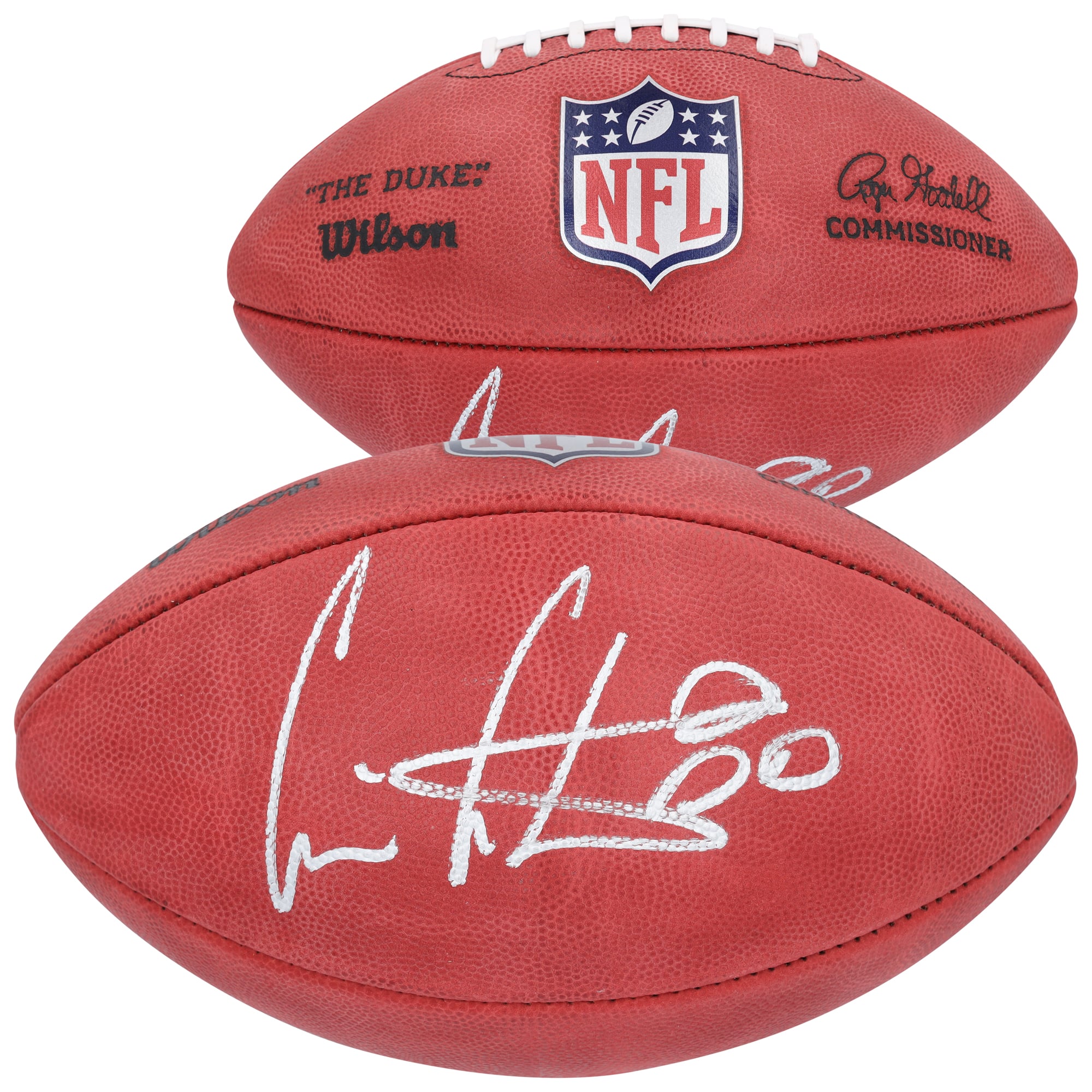Cris Carter Minnesota Vikings Autographed Wilson Duke Full Color Football