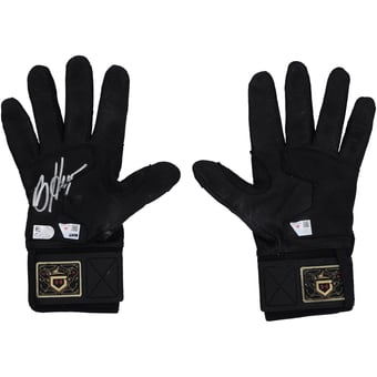 Bryce Harper Philadelphia Phillies Autographed Game-Used / Under Armour Batting Gloves from the 2025 MLB Season