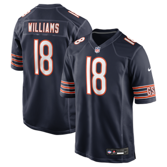 Men's Nike Caleb Williams Navy Chicago Bears Team Game Jersey