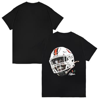 Unisex Rueben Bain Jr. Black Miami Hurricanes Game Face NIL T-Shirt
