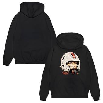 Unisex Carson Beck Black Miami Hurricanes NIL Hooded Sweatshirt