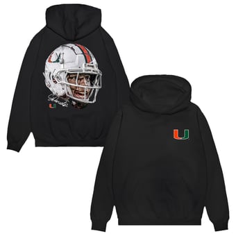 Unisex CJ Daniels Black Miami Hurricanes NIL Hooded Sweatshirt