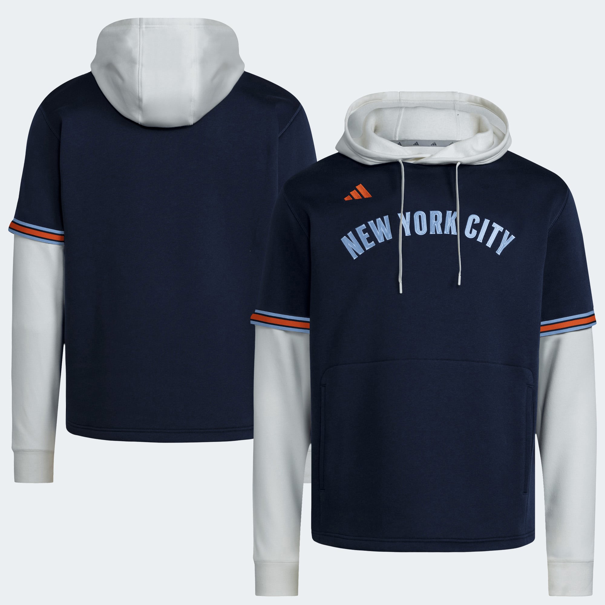 Men's adidas Navy New York City FC MLS x US Sports Jersey Hoodie